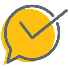 icono de marca de verificación