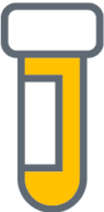 icono de tubo de muestra