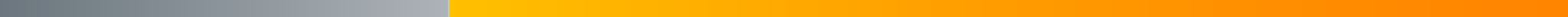 Horizontal gradient progress bar transitioning from grey on the left to orange on the right, with no background or text.