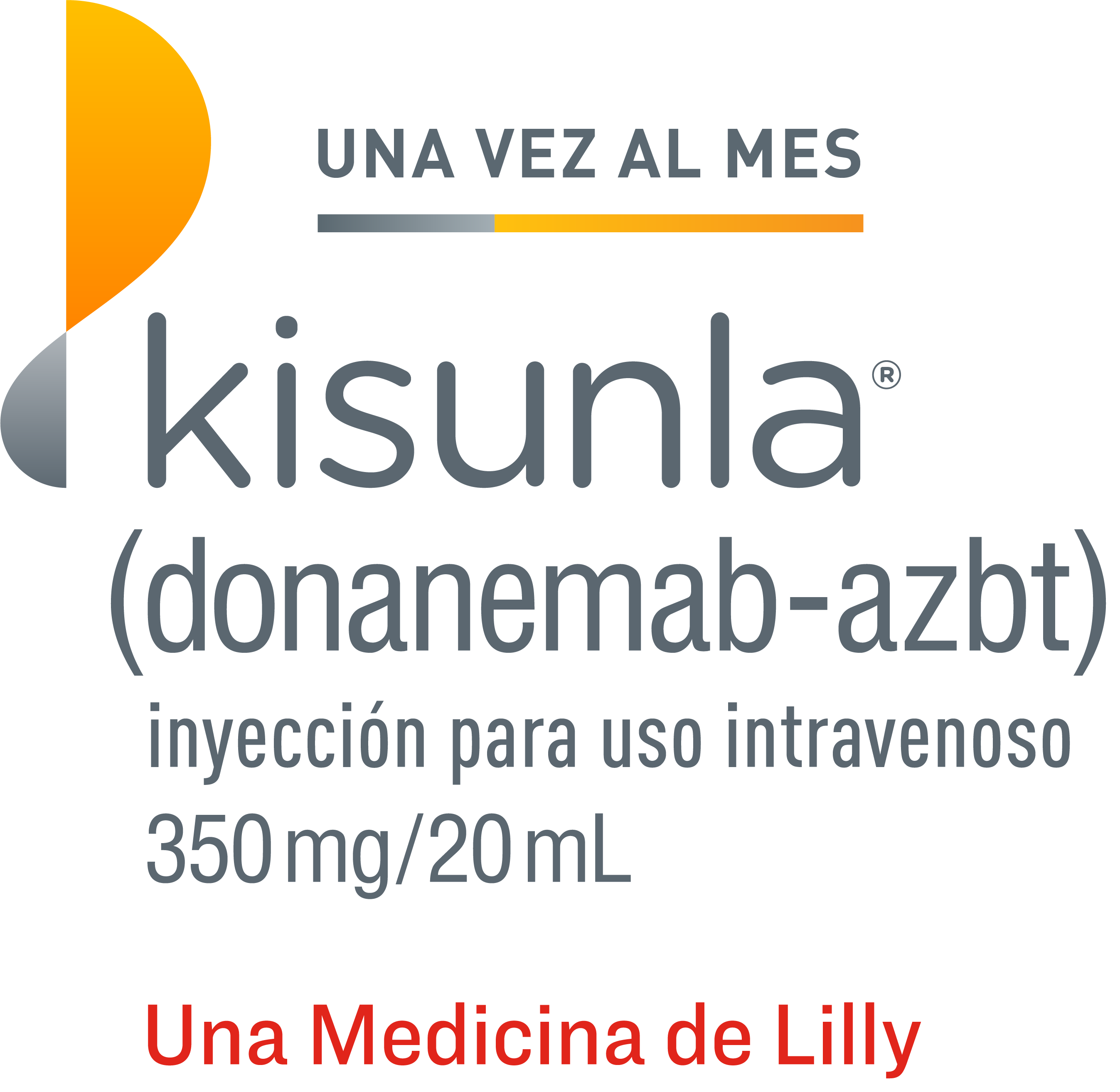 Kisunla™ (donanemab-azbt) inyección para infusión IV 350 mg/20 mL